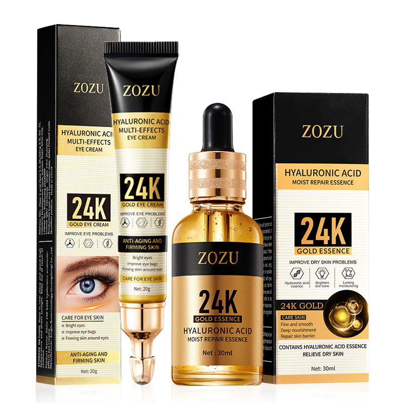 Hyaluronic Acid Facial Serum - ZOZU 24K Gold Hyaluronic Acid Skin
