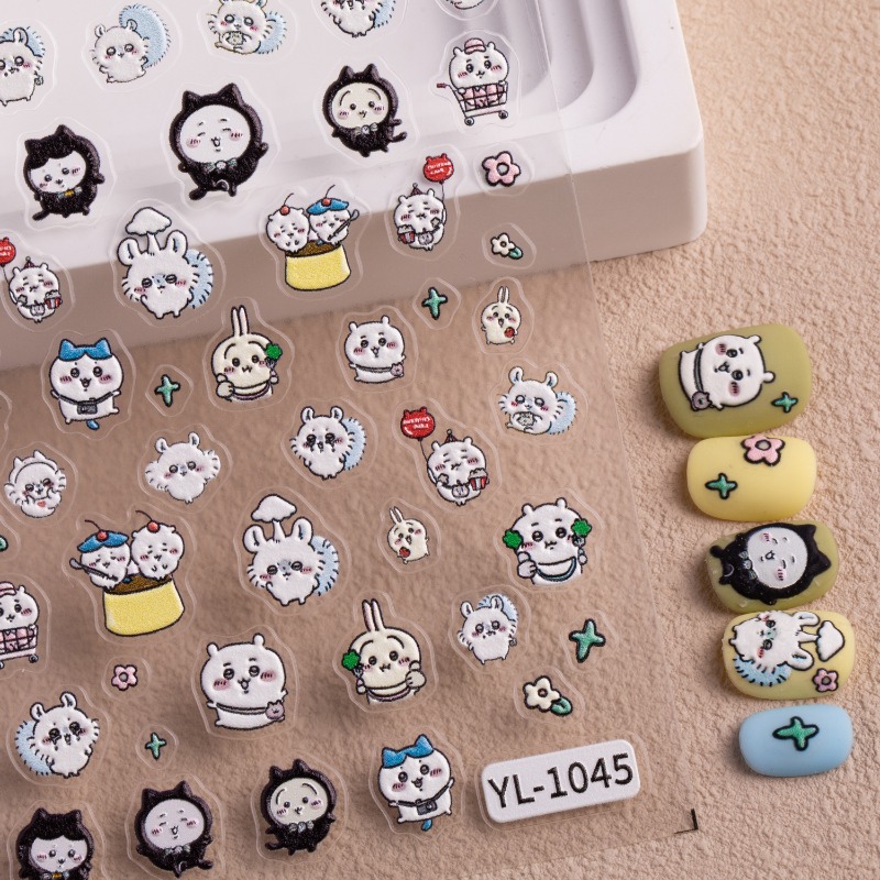 Cartoon Kawaii Nail Stickers U - Nail Art review and price