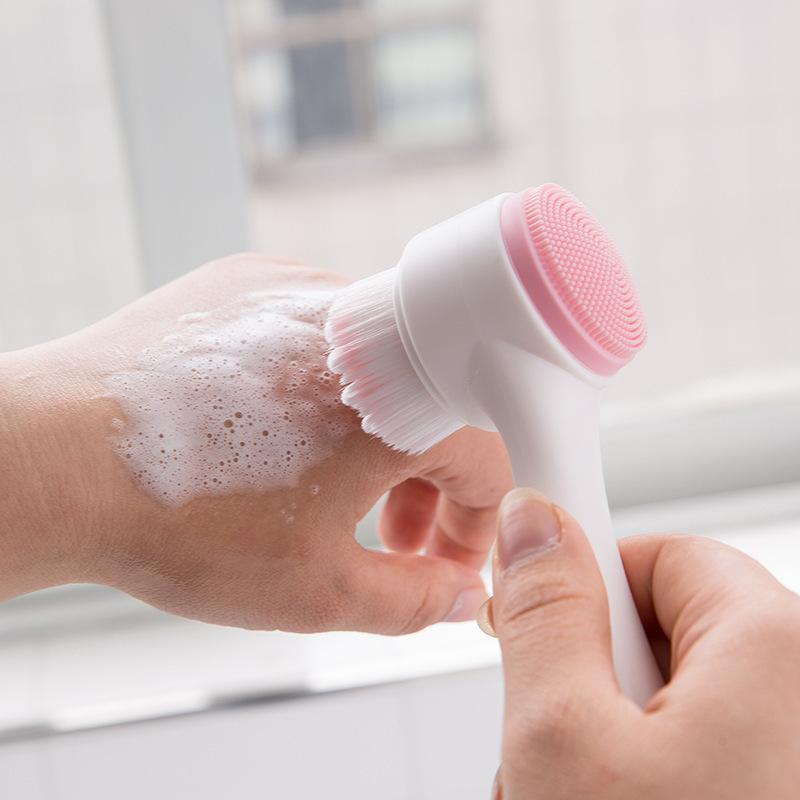 3D Double Silicone Facial Clea - Silicone Face Scrubber Electric review and price