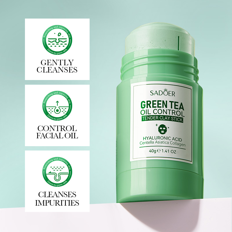 SADOER Green Tea & Rose Clay M - Green Tea Cleansing Clay Mask review and price