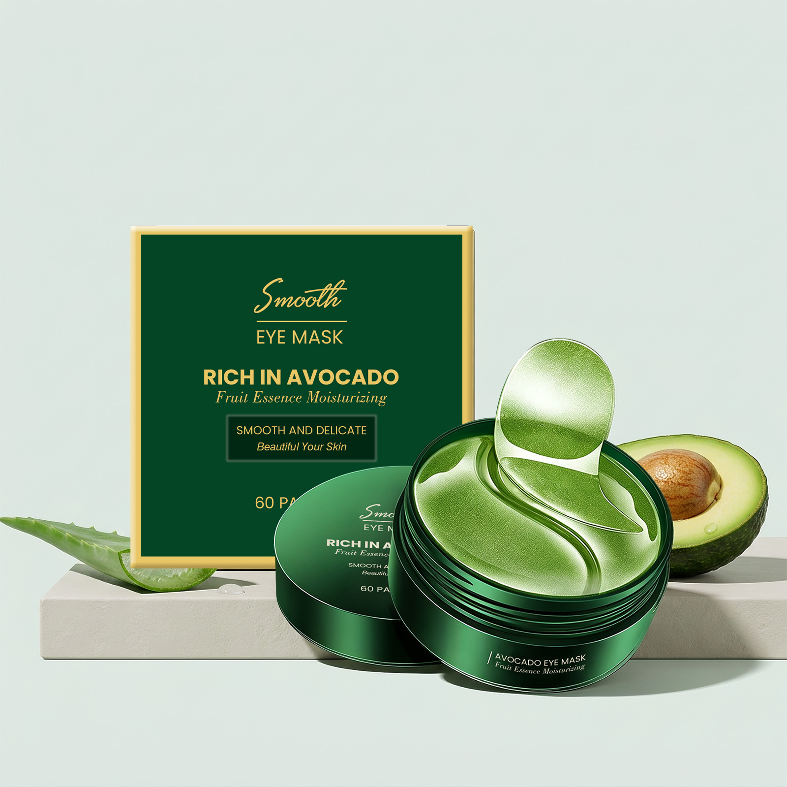 60Pcs Avocado Collagen Eye Mas - Collagen Under Eye Patches review and price