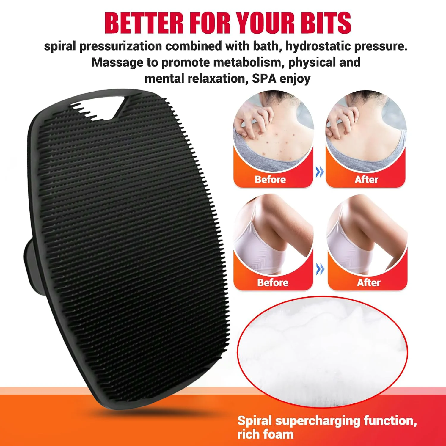 New Massage Bath Brush Oval Ba - Silicone Face Scrubber Electric review and price