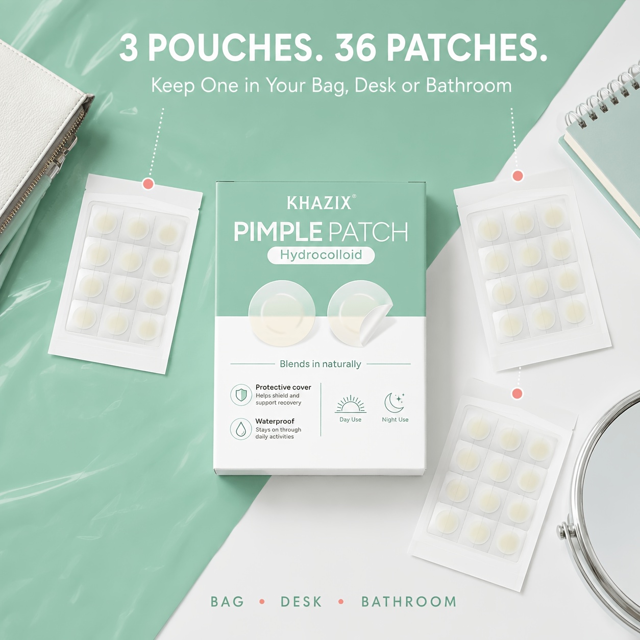 12/36PCS pimple patch,invisibl - Skincare review and price
