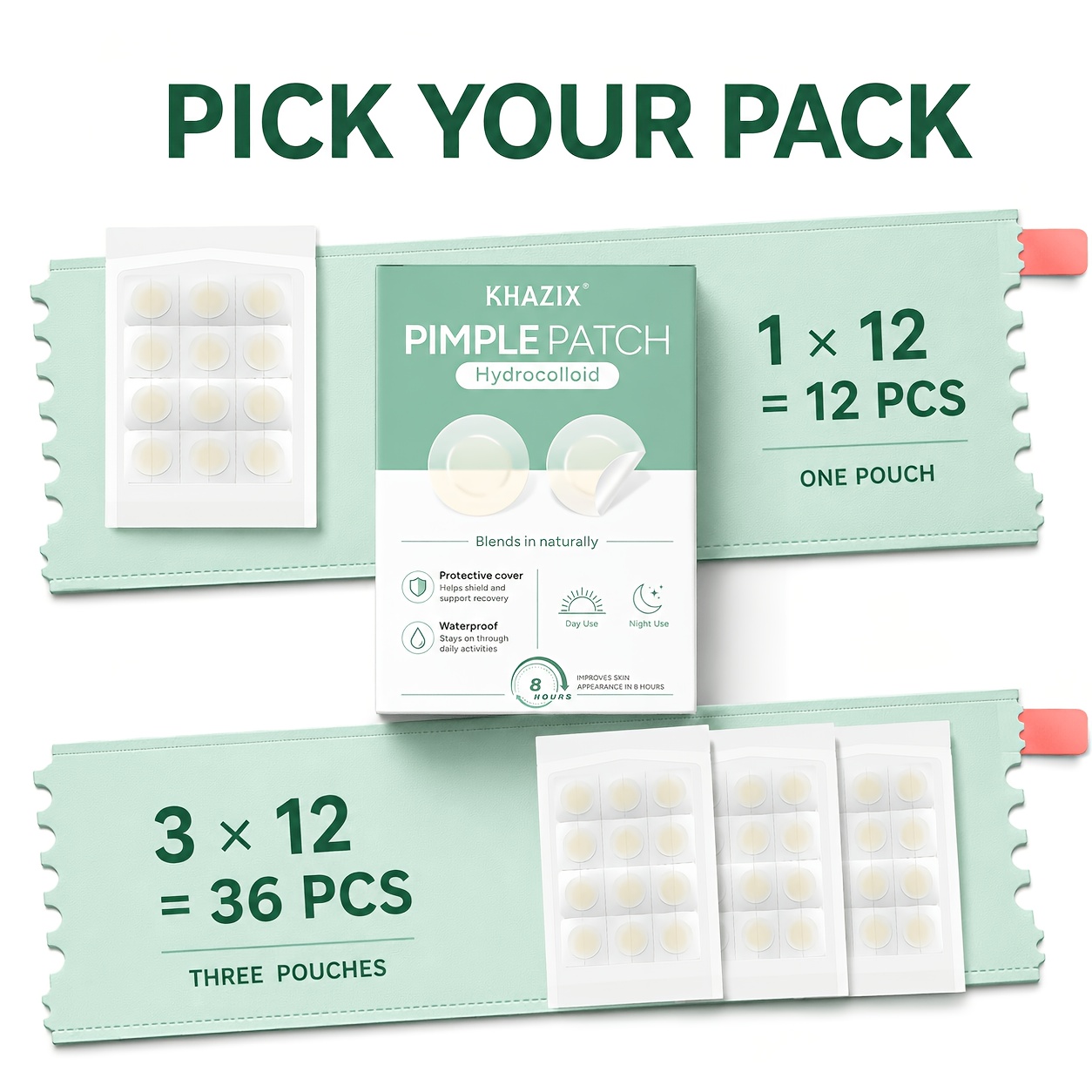 12/36PCS pimple patch,invisibl - Skincare review and price
